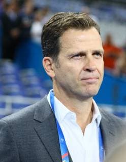 Teammanager der Nationalmannschaft Oliver Bierhoff (Deutschland Germany)- 16.10.2018: Frankreich vs. Deutschland, 4. Spieltag UEFA Nations League, Stade de France, DISCLAIMER: DFB regulations prohibit any use of photographs as image sequences and or quasi-video.