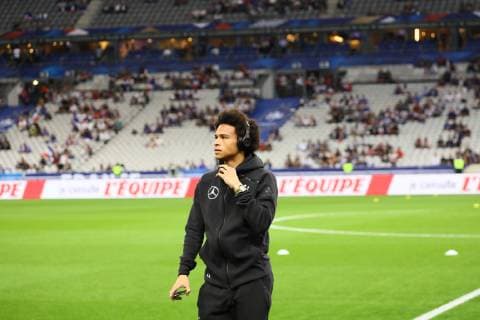 Leroy Sane (Deutschland Germany)- 16.10.2018: Frankreich vs. Deutschland, 4. Spieltag UEFA Nations League, Stade de France, DISCLAIMER: DFB regulations prohibit any use of photographs as image sequences and or quasi-video.