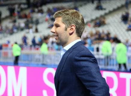ARD-Experte Thomas Hitzlsperger - 16.10.2018: Frankreich vs. Deutschland, 4. Spieltag UEFA Nations League, Stade de France, DISCLAIMER: DFB regulations prohibit any use of photographs as image sequences and or quasi-video.
