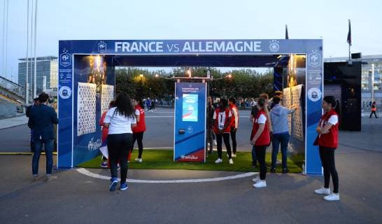 Fussball, Herren, Saison 2018 19, Nations League (4. Spieltag), Länderspiel in Saint-Denis, Frankreich - Deutschland, Fans vor dem Spiel, 16.10. 2018, Copyright: xMatthiasxKochx