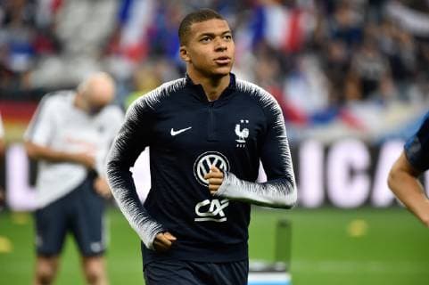 Kylian Mbappe (fr) FOOTBALL : France vs Allemagne - 4eme Tour Ligue des Nations - Saint-Denis - 16 10 2018 ThierryBreton Panoramic 