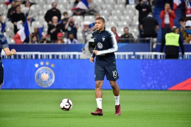 Kylian Mbappe (fr) FOOTBALL : France vs Allemagne - 4eme Tour Ligue des Nations - Saint-Denis - 16 10 2018 ThierryBreton Panoramic 