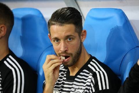 Mark Uth (Deutschland Germany)- 16.10.2018: Frankreich vs. Deutschland, 4. Spieltag UEFA Nations League, Stade de France, DISCLAIMER: DFB regulations prohibit any use of photographs as image sequences and or quasi-video.