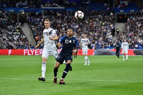 Kylian Mbappe (fr) FOOTBALL : France vs Allemagne - 4eme Tour Ligue des Nations - Saint-Denis - 16 10 2018 ThierryBreton Panoramic 