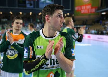 16.10.2018, xfgx, Handball DHB-Pokal, HSG Wetzlar - MT Melsungen emspor, v.l. Nr.2 Alexander Hermann (HSG Wetzlar) (DFL DFB REGULATIONS PROHIBIT ANY USE OF PHOTOGRAPHS as IMAGE SEQUENCES and or QUASI-VIDEO)
