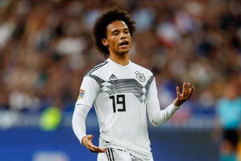 Paris, France, 16.10.2018, UEFA Nations League, League A, Group 1, Frankreich - Deutschland Leroy Sane (GER) enttaeuscht ( DeFodi048