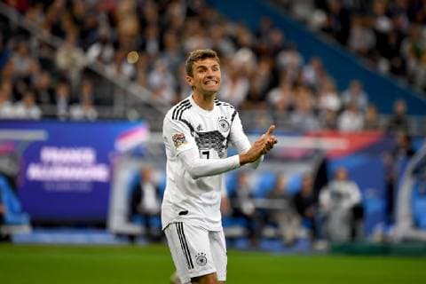 Fussball, Herren, Saison 2018 19, Nations League (4. Spieltag), Länderspiel in Saint-Denis, Frankreich - Deutschland, Thomas Müller (Nr. 13, Deutschland), 16.10. 2018, Copyright: xMatthiasxKochx