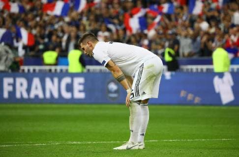 Niklas Süle (Deutschland Germany) - 16.10.2018: Frankreich vs. Deutschland, 4. Spieltag UEFA Nations League, Stade de France, DISCLAIMER: DFB regulations prohibit any use of photographs as image sequences and or quasi-video.