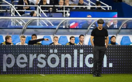 Paris, 16.10.2018 Trainer Joachim Löw (Deutschland) enttäuscht Frankreich - Deutschland