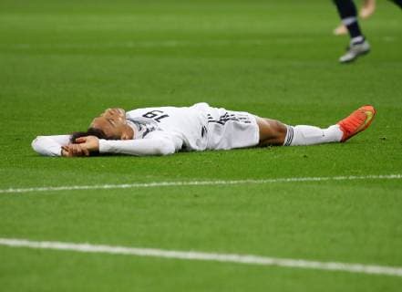 Paris , Fußball Nations League Frankreich vs. Deutschland , Leroy Sane ( GER ) DFB regulations prohibit any use of photographs as image sequences and or quasi-video