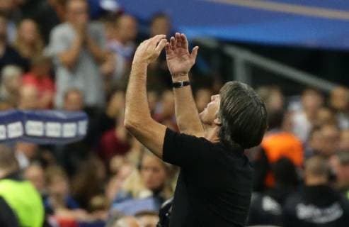 Paris , Fußball Nations League Frankreich vs. Deutschland , Trainer Joachim Löw ( GER ) DFB regulations prohibit any use of photographs as image sequences and or quasi-video