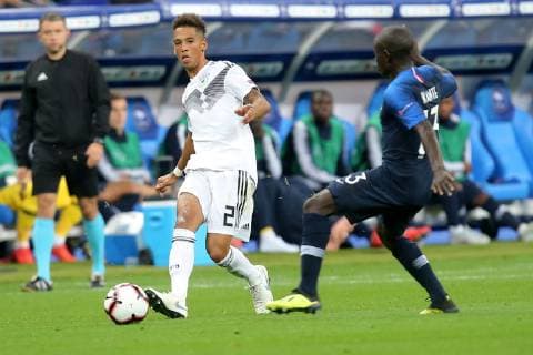 Thilo Kehrer ( Deutschland ) N Golo Kante ( Frankreich ), UEFA Nations League, 2018 19, Frankreich vs. Deutschland, DFB regulations prohibit any use of photographs as image sequences and or quasi-video, Frankreich vs. Deutschland, UEFA Nations League, 2018 19, Fussball, 16.10.2018 Paris Copyright: xEIBNER HarryxLangerx EP_HLR