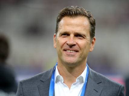 Manager Oliver Bierhoff ( Deutschland ), UEFA Nations League, 2018 19, Frankreich vs. Deutschland, DFB regulations prohibit any use of photographs as image sequences and or quasi-video, Frankreich vs. Deutschland, UEFA Nations League, 2018 19, Fussball, 16.10.2018 Paris Copyright: xEIBNER HarryxLangerx EP_HLR