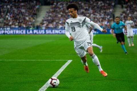 16.10.2018, xkvx, Fussball Nations League, Frankreich - Deutschland emspor, v.l. Leroy Sane (DFB - Deutscher Fussballbund) (DFL DFB REGULATIONS PROHIBIT ANY USE OF PHOTOGRAPHS as IMAGE SEQUENCES and or QUASI-VIDEO) Paris