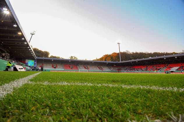 Feature, Blick in die Voith-Arena. Deutschland, Heidenheim, 16.10.2018, Fussball, U21 U 21 Nationalmannschaft, EM-Qualifikation: Deutschland vs Irland, Voith-Arena DFL DFB REGULATIONS PROHIBIT ANY USE OF PHOTOGRAPHS AS IMAGE SEQUENCES AND OR QUASI-VIDEO.