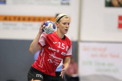 Kirsztina Triscsuk (Thueringer HC 15), HSG Blomberg-Lippe vs Thueringer HC, Handball, 1. Frauen Bundesliga, 17.10.2018, HSG Blomberg-Lippe vs Thueringer HC, Handball, 1. Bundesliga Frauen, 17.10.2018 Blomberg Copyright: xEIBNER JanxStrohdiekx EP_JSK