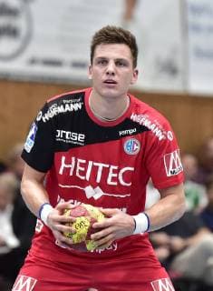 17.10.2018 - Handball - DHB-Pokal - Achtelfinale - Saison 2018 2019 - DJK Rimpar Wölfe - HC Erlangen HCE - OGo - Christoph Steinert (44, HC Erlangen ) Einzelbild Einzelfoto