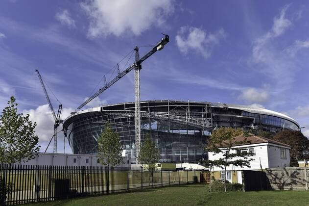 Tottenham Hotspur Stadium work in progress at High Road (White Hart Lane), London, England on 18 October 2018. Copyright: xVincexxMignottx PMI-2328-0019
