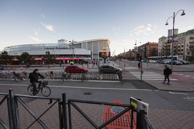 181018 Scandinavium exteriört innan ishockeymatchen i SHL mellan Frölunda och Lulea 18 oktober 2018 i Göteborg. Copyright: MICHAELxERICHSEN BB181018MI005