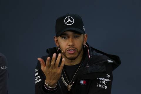 Photo4 LaPresse 18 10 2018 Austin, USA Grand Prix Formula One USA 2018 In the pic: Official Fia press conference PK Pressekonferenz Lewis Hamilton (GBR) Mercedes AMG F1 W09  Copyright: xPhoto4 LaPressex