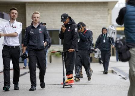 Motorsports: FIA Formula One World Championship WM Weltmeisterschaft 2018; Grand Prix; United States, FORMULA 1 PIRELLI 2018 UNITED STATES GRAND PRIX , Circuit of The Americas 44 Lewis Hamilton (GBR, Mercedes AMG Petronas F1 Team), Austin United States