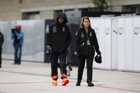 Motorsports: FIA Formula One World Championship WM Weltmeisterschaft 2018; Grand Prix; United States, FORMULA 1 PIRELLI 2018 UNITED STATES GRAND PRIX , Circuit of The Americas 44 Lewis Hamilton (GBR, Mercedes AMG Petronas F1 Team), Austin United States