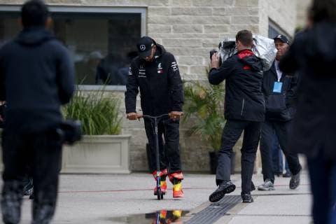 Motorsports: FIA Formula One World Championship WM Weltmeisterschaft 2018; Grand Prix; United States, FORMULA 1 PIRELLI 2018 UNITED STATES GRAND PRIX , Circuit of The Americas 44 Lewis Hamilton (GBR, Mercedes AMG Petronas F1 Team), Austin United States