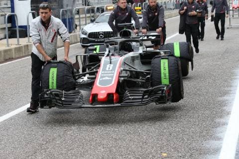 Photo4 LaPresse 18 10 2018 Austin, USA Grand Prix Formula One USA 2018 In the pic: Haas F1 Team VF-18  Copyright: xPhoto4 LaPressex