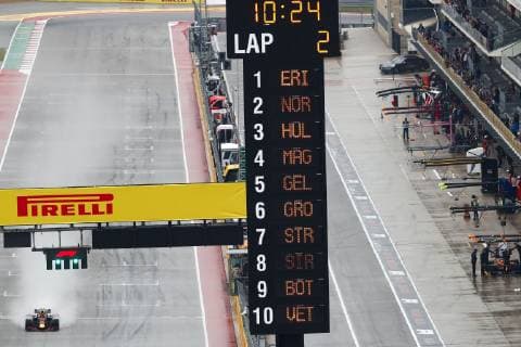 Motorsports: FIA Formula One World Championship WM Weltmeisterschaft 2018; Grand Prix; United States, FORMULA 1 PIRELLI 2018 UNITED STATES GRAND PRIX , Circuit of The Americas 33 Max Verstappen (NDL, Red Bull Racing), Austin United States