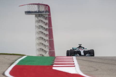 Motorsports: FIA Formula One World Championship WM Weltmeisterschaft 2018; Grand Prix; United States, FORMULA 1 PIRELLI 2018 UNITED STATES GRAND PRIX , Circuit of The Americas 44 Lewis Hamilton (GBR, Mercedes AMG Petronas F1 Team), Austin United States
