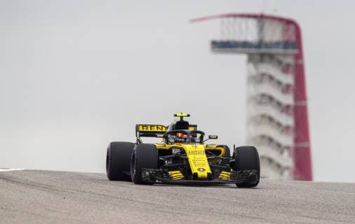 Motorsports: FIA Formula One World Championship WM Weltmeisterschaft 2018; Grand Prix; United States, FORMULA 1 PIRELLI 2018 UNITED STATES GRAND PRIX , Circuit of The Americas 55 Carlos Sainz (ESP, Renault ), Austin United States