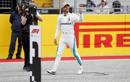 Motorsports: FIA Formula One World Championship WM Weltmeisterschaft 2018; Grand Prix; United States, FORMULA 1 PIRELLI 2018 UNITED STATES GRAND PRIX , Circuit of The Americas 44 Lewis Hamilton (GBR, Mercedes AMG Petronas F1 Team), Austin United States
