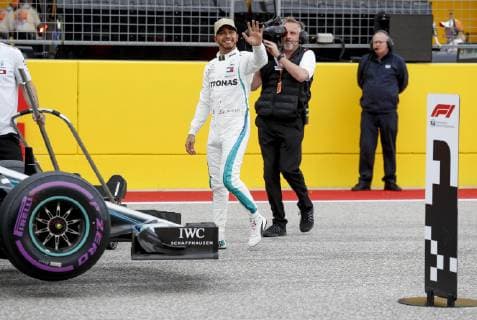 Motorsports: FIA Formula One World Championship WM Weltmeisterschaft 2018; Grand Prix; United States, FORMULA 1 PIRELLI 2018 UNITED STATES GRAND PRIX , Circuit of The Americas 44 Lewis Hamilton (GBR, Mercedes AMG Petronas F1 Team), Austin United States
