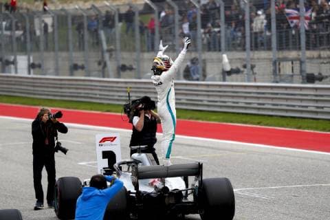Motorsports: FIA Formula One World Championship WM Weltmeisterschaft 2018; Grand Prix; United States, FORMULA 1 PIRELLI 2018 UNITED STATES GRAND PRIX , Circuit of The Americas 44 Lewis Hamilton (GBR, Mercedes AMG Petronas F1 Team), Austin United States