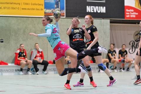 Julia Behnke (TusSies Metzingen 93) TusSies Metzingen, Handball, HBF, EHF, Ligaspiel, 20.10.2018, Foto:TBaur Eibner TusSies Metzingen vs. Astrakhanochka Metzingen Copyright: xEIBNER TobiasxBaurx EP_TBR