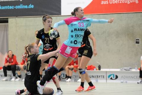 Julia Behnke (TusSies Metzingen 93) TusSies Metzingen, Handball, HBF, EHF, Ligaspiel, 20.10.2018, Foto:TBaur Eibner TusSies Metzingen vs. Astrakhanochka Metzingen Copyright: xEIBNER TobiasxBaurx EP_TBR