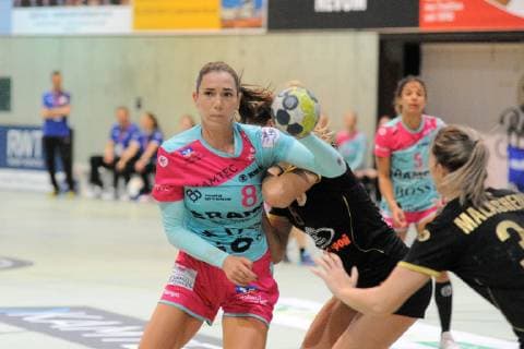Monika Kobylinska (TusSies Metzingen 8) TusSies Metzingen, Handball, HBF, EHF, Ligaspiel, 20.10.2018, Foto:TBaur Eibner TusSies Metzingen vs. Astrakhanochka Metzingen Copyright: xEIBNER TobiasxBaurx EP_TBR