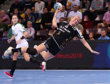 BAU 21.10.2018 Ludwigsburg Handball SG BBM Bietigheim vs. FTC-Rail Cargo Hungaria, Antje Lauenroth (BBM)