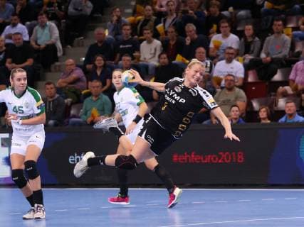 BAU 21.10.2018 Ludwigsburg Handball SG BBM Bietigheim vs. FTC-Rail Cargo Hungaria, Antje Lauenroth (BBM)