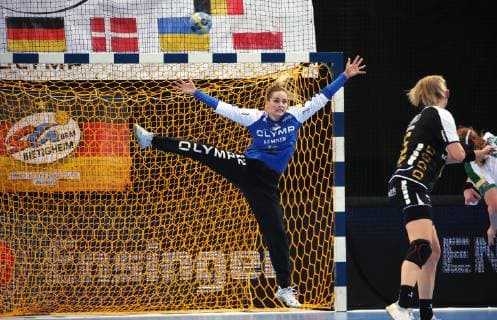 BAU 21.10.2018 Ludwigsburg Handball SG BBM Bietigheim vs. FTC-Rail Cargo Hungaria, Dinah Eckerle (BBM) im Tor