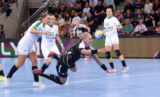 BAU 21.10.2018 Ludwigsburg Handball SG BBM Bietigheim vs. FTC-Rail Cargo Hungaria, Luisa Schulze (BBM, vorn)