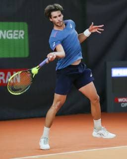 Filippo Baldi (ITA), Finale, Endspiel Tennis - Wolffkran Open - ATP Tennis Herren Challenger - TC Ismaning - Ismaning - Bavaria - Germany - 21 October 2018. Â Copyright: xJuergenxHasenkopfx