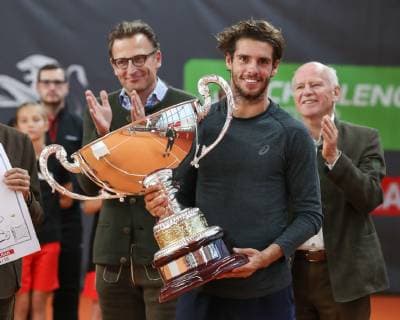 Filippo Baldi (ITA), Finale, Endspiel Tennis - Wolffkran Open - ATP Tennis Herren Challenger - TC Ismaning - Ismaning - Bavaria - Germany - 21 October 2018. Â Copyright: xJuergenxHasenkopfx