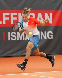 Gleb Sakharov, Finale, Endspiel Tennis - Wolffkran Open - ATP Tennis Herren Challenger - TC Ismaning - Ismaning - Bavaria - Germany - 21 October 2018. Â Copyright: xJuergenxHasenkopfx