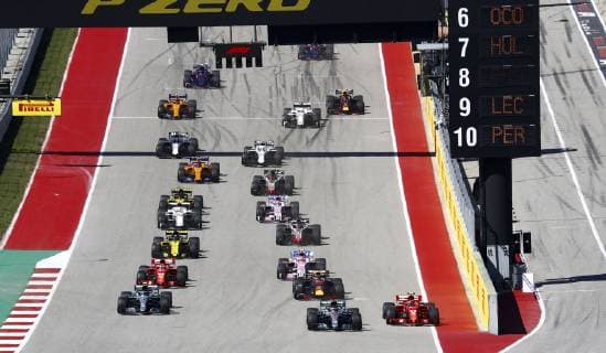 Motorsports: FIA Formula One World Championship WM Weltmeisterschaft 2018; Grand Prix; United States, FORMULA 1 PIRELLI 2018 UNITED STATES GRAND PRIX , Circuit of The Americas Start Austin United States