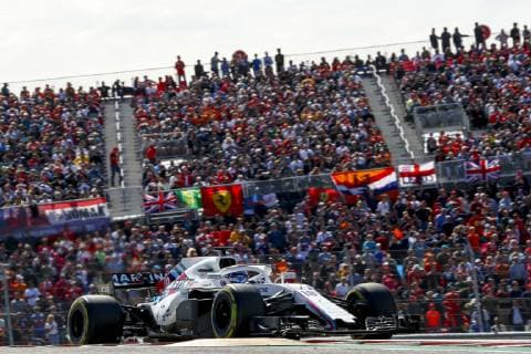 Motorsports: FIA Formula One World Championship WM Weltmeisterschaft 2018; Grand Prix; United States, FORMULA 1 PIRELLI 2018 UNITED STATES GRAND PRIX , Circuit of The Americas 18 Lance Stroll ( CAN, Williams Martini Racing), Austin United States