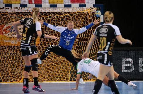 BAU 21.10.2018 Ludwigsburg Handball SG BBM Bietigheim vs. FTC-Rail Cargo Hungaria, Torhüterin Valentyna Salamakha (BBM)