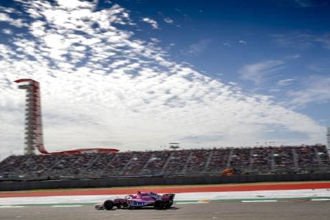 Motorsports: FIA Formula One World Championship WM Weltmeisterschaft 2018; Grand Prix; United States, FORMULA 1 PIRELLI 2018 UNITED STATES GRAND PRIX , Circuit of The Americas 11 Sergio Perez (MEX, Sahara Force India F1 Team), Austin United States