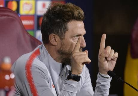Photo Luciano Rossi AS Roma LaPresse22 10 2018 Roma (Italia SoccerPress CoferenceIn the pic: Eusebio Di FrancescoTrigoria Roma  Copyright: xLucianoxRossi ASxRoma LaPresse Lx