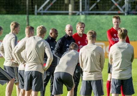 22-10-2018 VOETBAL: TRAINING EN PERSCONFERENTIE AJAX: AMSTERDAM Erik ten Hag, trainer Ajax Foto: SCS Michel Utrecht xVIxVIxImagesx xSoenarxChamidxsportfotografiexIVx 12532054